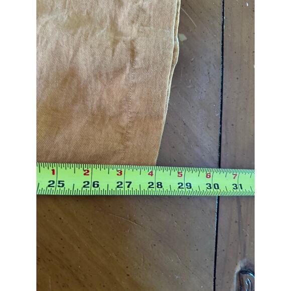 Mango Lyocell Jumpsuit With Belt Straight Leg Utility Pockets Mustard Size XXL - Picture 13 of 13